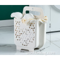 Plastic PP rattan laundry basket dirty clothes organizer plastic storage basket